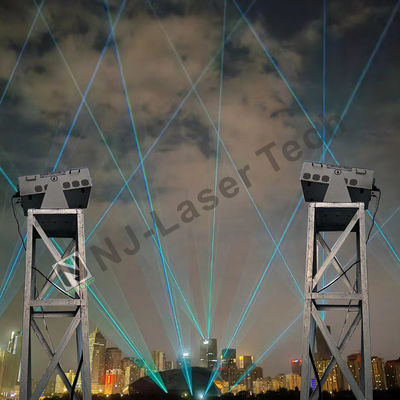 Revolutionäre Beleuchtung mit DJ Laserlicht und 50 G Strahldivergenz 1,2 Mrad