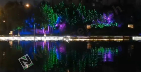 Anpassbarer 10W Vollfarben 3D-Animation Laser-Show Projektor Energieeinsparung