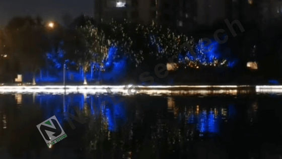 Fernbedienung LED Lichtquelle Laserbrunnenbeleuchtung für dekorative Anzeige