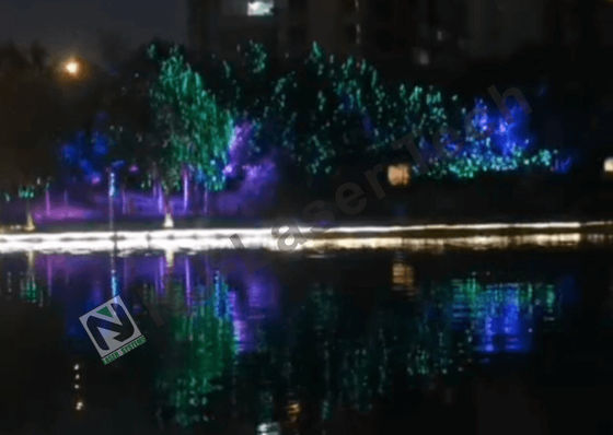 Fernbedienung LED Lichtquelle Laserbrunnenbeleuchtung für dekorative Anzeige