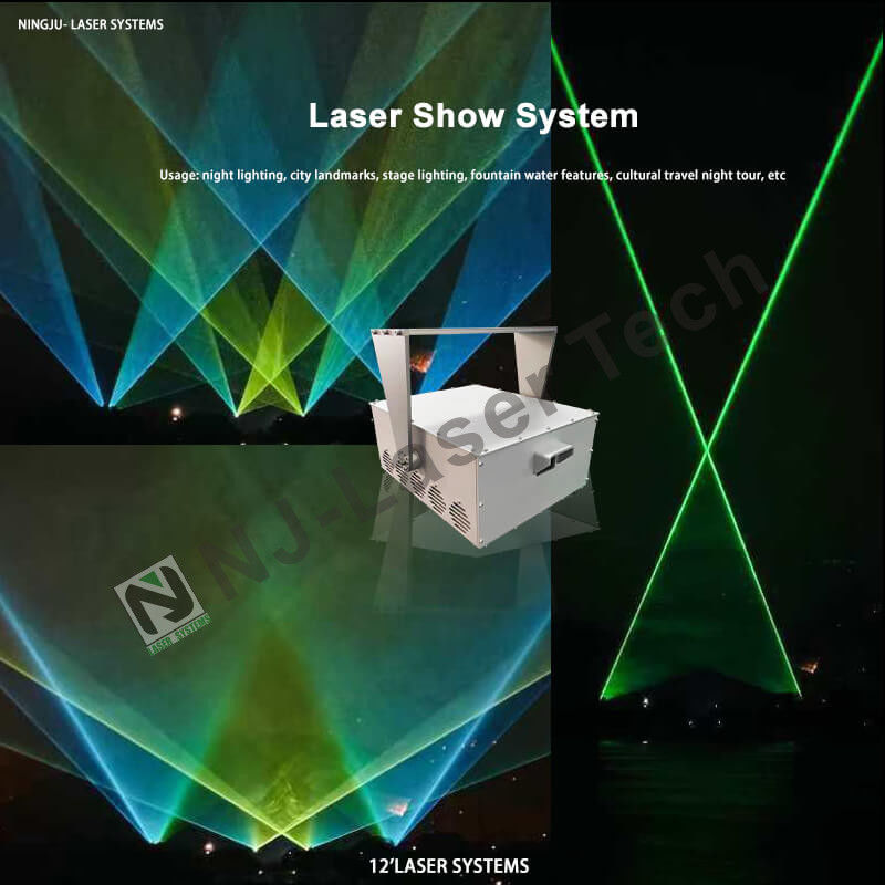 15W-30W Laserlicht Kompakte und leistungsstarke Laserlösung für schnelles Laserschneiden mit Wellenlänge R-638nm G-525nm B-455 Nm